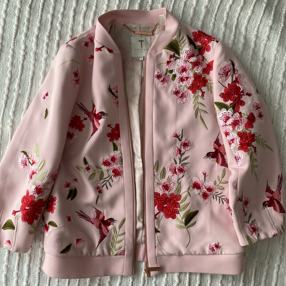 Ted Baker Pink Bomber Jacket